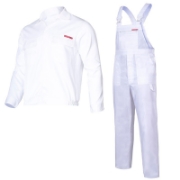 Imagine COSTUM LUCRU SUBTIRE / ALB - L/H-182