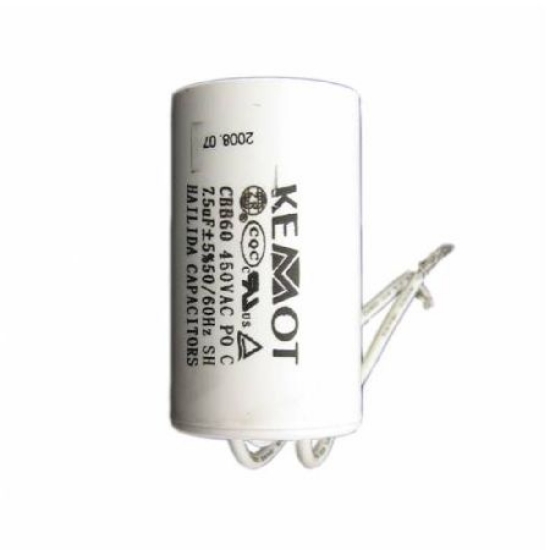 Imagine CONDENSATOR MOTOR CU FIR CONECTOR - 10.00UF / 450V