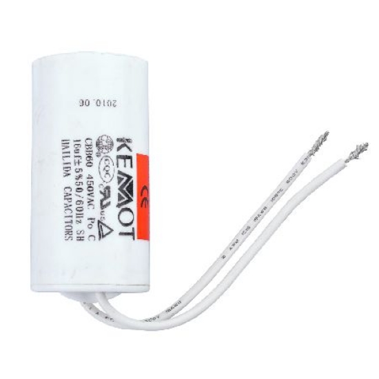 Imagine CONDENSATOR MOTOR CU FIR CONECTOR -  6.00UF / 450V
