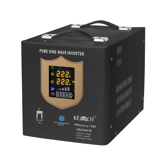 Imagine UPS CU SINUS PUR - 12V / 1200W / NEGRU