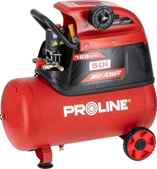 Imagine COMPRESOR AER CU ULEI - 1500W / 8BAR / 169L/MIN / 50L