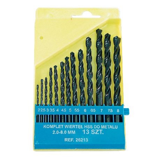Imagine SET BURGHIE METAL HSS IN CASETA 1.5-6.5MM - 13P.