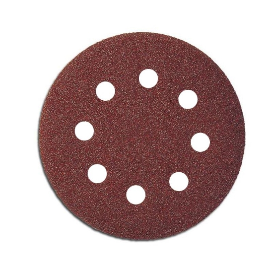 Imagine DISC ABRAZIV HARTIE CU ORIFICII 125MM - GR.150, 5/SET