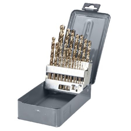 Imagine SET BURGHIE METAL HSS-CO 135° IN CUTIE 1-13MM - 25P.