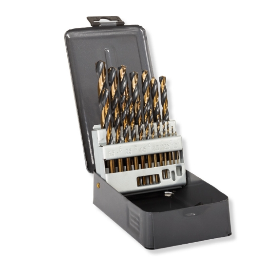 Imagine SET BURGHIE METAL HSS 135° IN CUTIE 1-10MM - 19P.