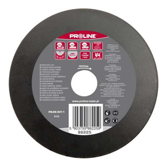 Imagine DISC RASPEL PLAT / MEDIU - 125MM