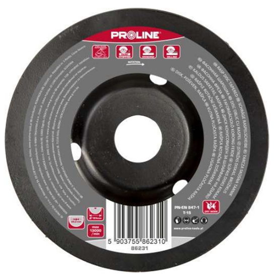 Imagine DISC RASPEL CONIC / MEDIU - 125MM