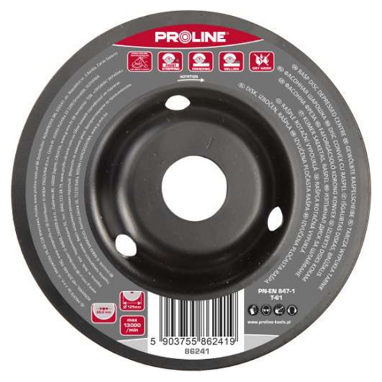 Imagine DISC RASPEL DEPRESAT / ASPRU - 125MM