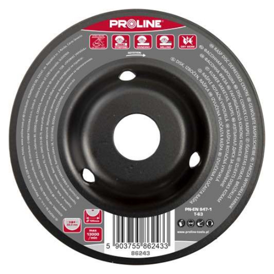 Imagine DISC RASPEL DEPRESAT / FIN - 125MM
