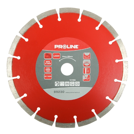 Imagine DISC DIAMANTAT SEGMENTAT LASER UNIVERSAL 230MM
