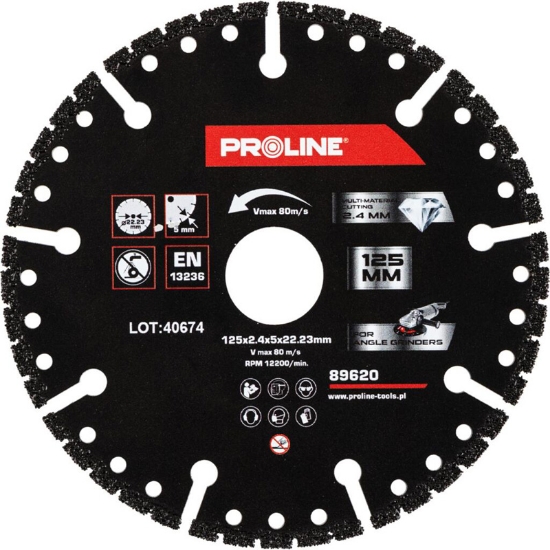 Imagine DISC DIAMANTAT SPECIAL DEBITARE MULTI-MATERIALE 125MM