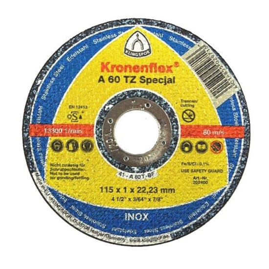 Imagine DISC DEBITARE INOX 230X1.9MM / A46TZSPECIAL
