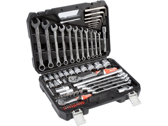 Imagine TRUSA DE SCULE 1/4 ",1/2", 77 PIESE
