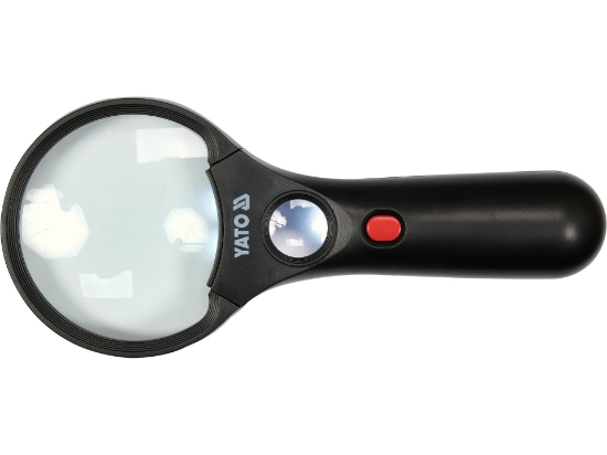 Imagine LUPĂ DOUĂ LENTILE 3.5X/45X,ILUMINARE LED
