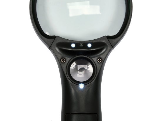 Imagine LUPĂ DOUĂ LENTILE 3.5X/45X,ILUMINARE LED