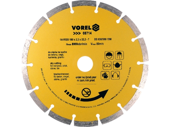 Imagine DISC DIAMANTAT INTRERUPT 180 MM