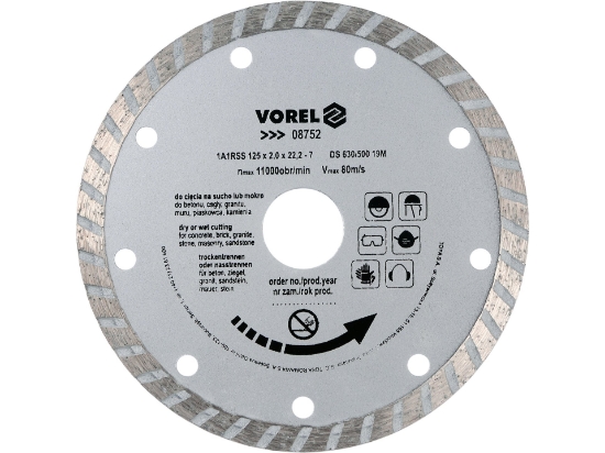Imagine DISC DIAMANTAT TURBO 125 MM