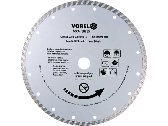 Imagine DISC DIAMANTAT TURBO 230 MM