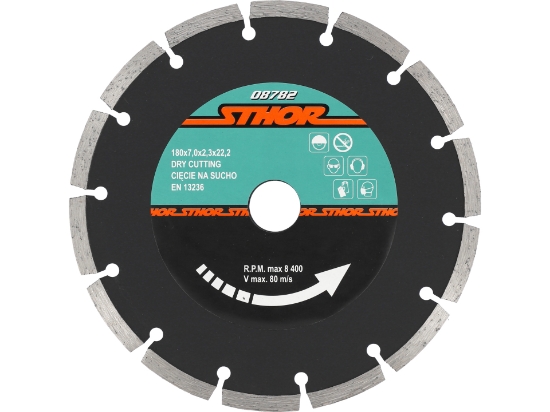Imagine DISC DIAMANTAT SEGMENTAT 180X2.3MM H7