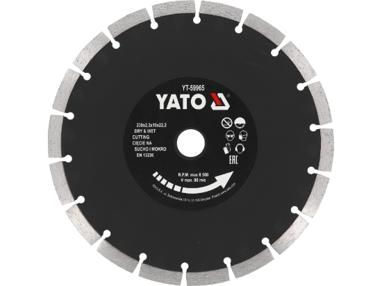 Imagine DISC DIAMANTAT SEGMENTAT, 230X22.2X2.2MM