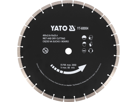 Imagine DISC DIAMANTAT BETON 400X25.4MM,UD/USCAT
