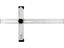 Imagine ECHER TIP ''T'' REGLABIL ALUMINIU 600MM