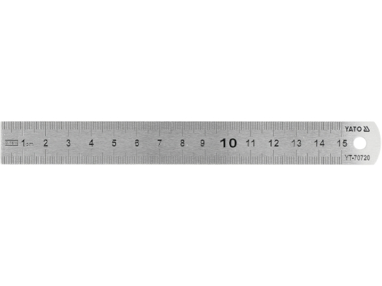 Imagine RIGLĂ OȚEL INOXIDABIL 150MM