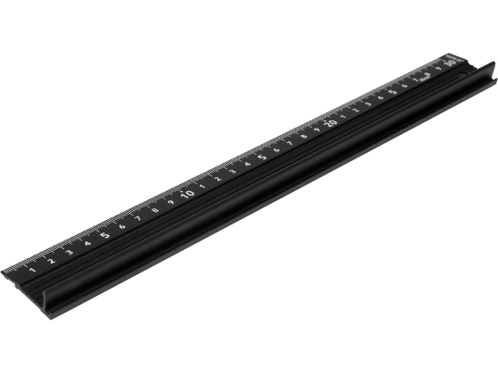 Imagine RIGLĂ DE ALUMINIU CU MÂNER, 300MM