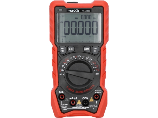 Imagine MULTIMETRU DIGITAL RMS, AFISAJ LCD 25000