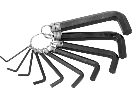 Imagine SET CHEI IMBUS 10 PIESE 2-14MM