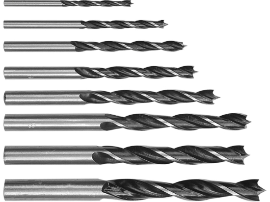 Imagine SET BURGHIE PENTRU LEMN 8 PIESE 3-10MM
