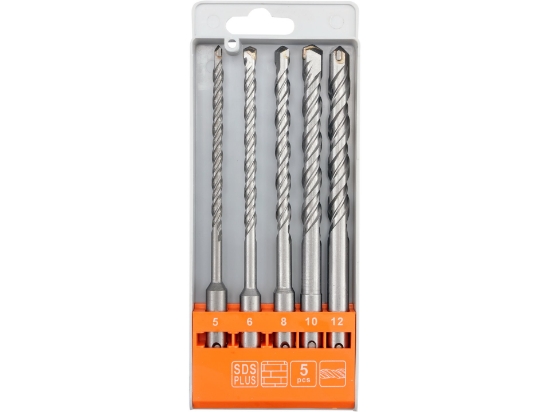 Imagine SET BURGHIE SDS S4 5PIESE. 5-12MM