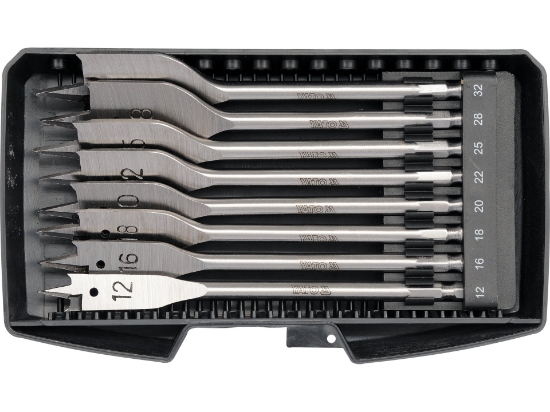 Imagine SET BURGHIE PLATE PT LEMN 12-32MM, 8 BUC