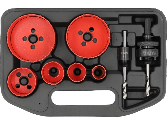 Imagine SET CAROTE PT ELECTRICIENI 8BUC,22-73MM