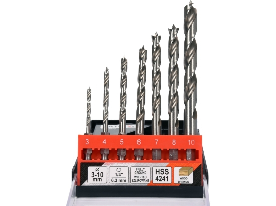 Imagine SET BURGHIE  LEMN CU PRINDERE HEX3-10MM