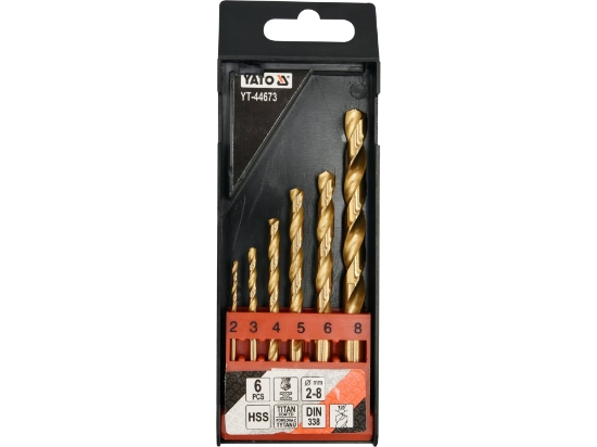 Imagine SET BURGHIE PT METAL HSS-TIN 6BUC 2-8MM