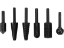 Imagine SET FREZE METAL SI LEMN, 6-15MM, 6PCS