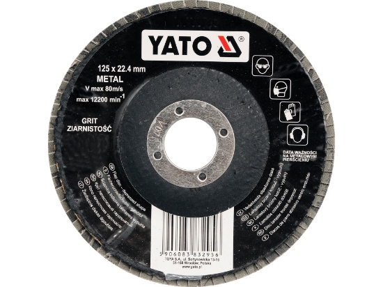 Imagine DISC LAMELAR FRONTAL DEPRESAT 125MM P40