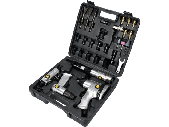 Imagine SET UNELTE PNEUMATICE + ACCESORII