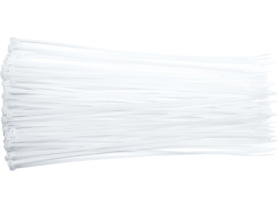 Imagine COLIERE DIN PLASTIC 360X4.8MMX100BUC ALB