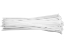 Imagine COLIERE DIN PLASTIC 500X7,6, 50 BUC ALB
