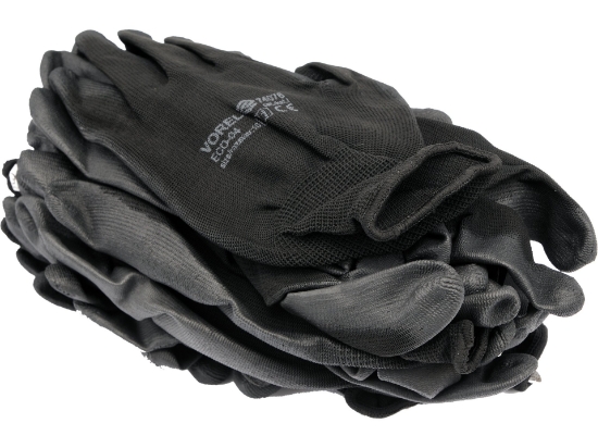 Imagine MANUSI DE LUCRU10" NEGRE  (12PERECHI)