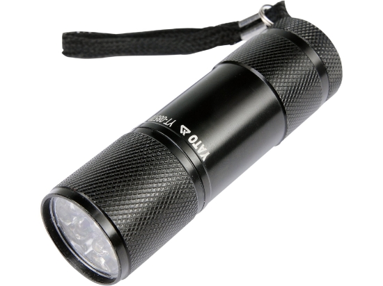 Imagine LANTERNA CU LED, 9 LED, NEGRU