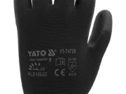 Imagine MĂNUŞI PROTECTIE NYLON,NEGRU,MARIMEA 8