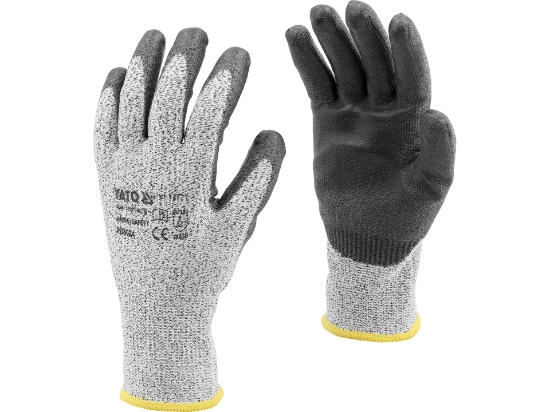 Imagine MĂNUŞI PROTECTIE HPPE NEGRE PU, M 10