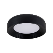 Imagine Lumină de plafon metal-acrilic LED 30W 2262Lm 3000K Ø400X100mm neagră Arte Illumina Upon