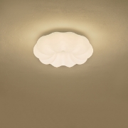 Imagine Lumină de plafon metal-plastic LED 24W 2000Lm 3000K Ø430X160mm alb ARTE ILLUMINA NEFOS