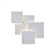Imagine Lumină de plafon metalică LED 30W 2600Lm 3000K 550X550mm albă Arte Illumina Thalia