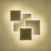 Imagine Lumină de plafon metalică LED 30W 2600Lm 3000K 550X550mm albă Arte Illumina Thalia