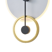 Imagine Aplica de perete metal-plastic LED 16W 1000Lm 3000K 68X280X400mm aurie Arte Illumina O Clock